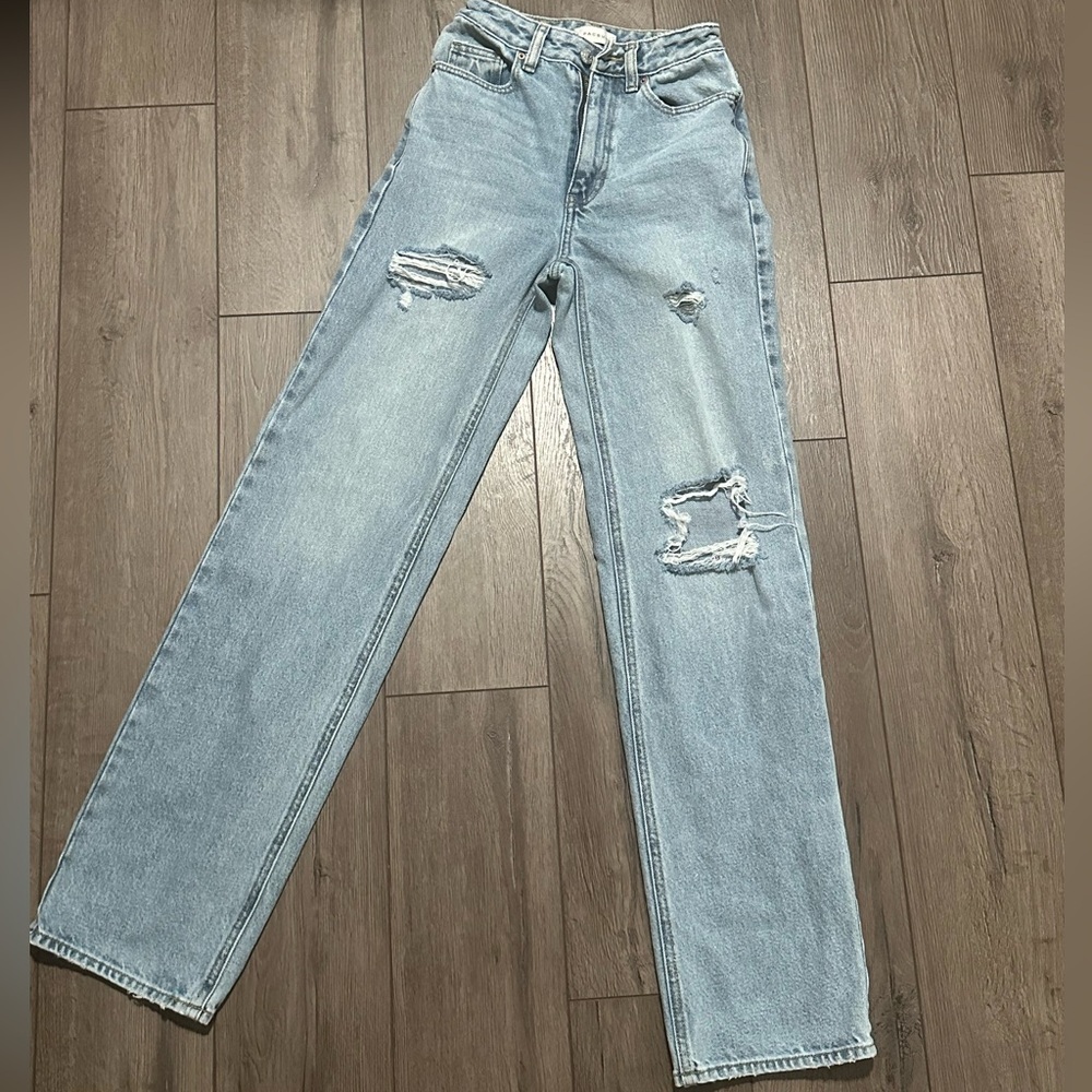 Pacsun Light Blue Ripped Women's Jeans